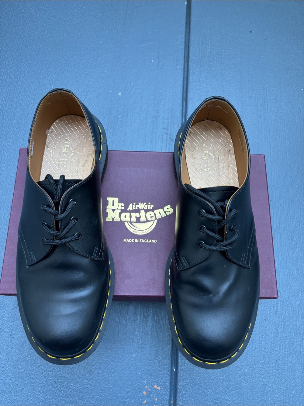 Dr. Martens 1461 Black Leather 3-Eye Oxford Shoes Men’s Size 11